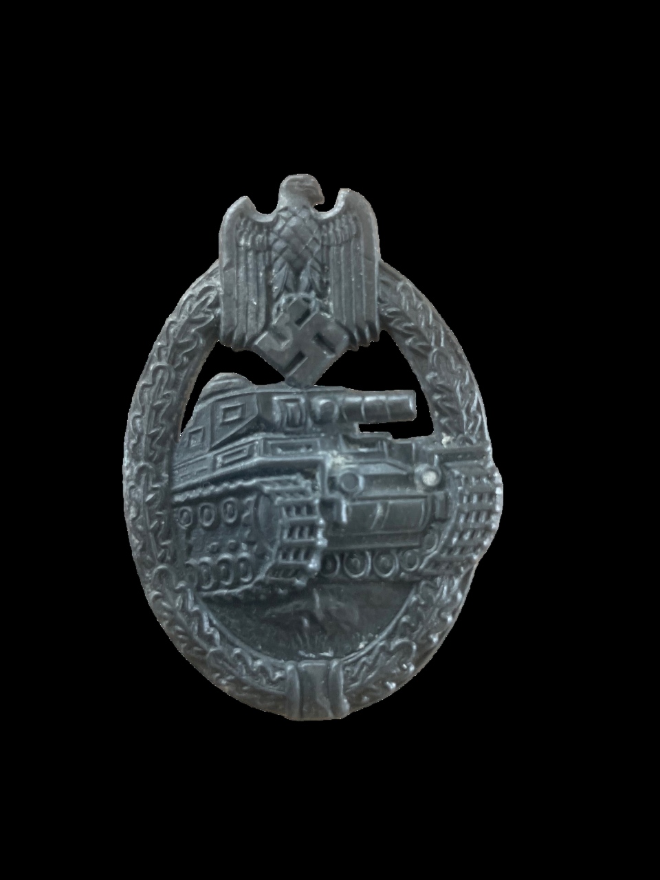 PANZER ASSAULT BADGE IN SILVER by Alois Rettemaier