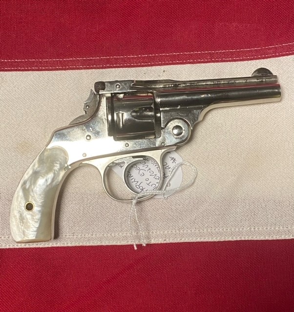 Very clean Hopkins&Allen Auto Ejecting revolver with folding trigger