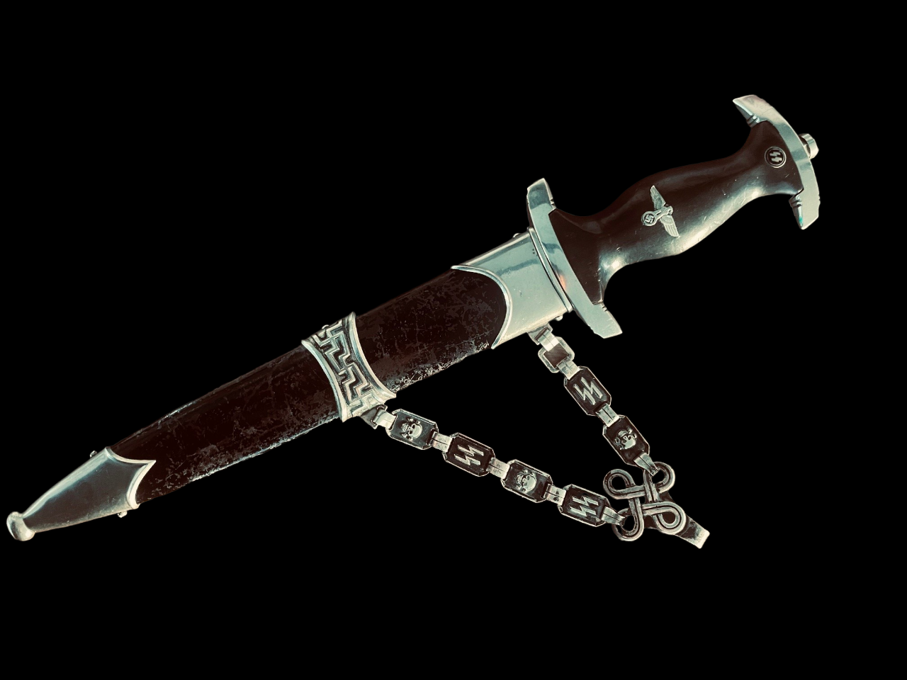 M33 SS DAGGER WITH TYPE 2 CHAINED SCABBARD 